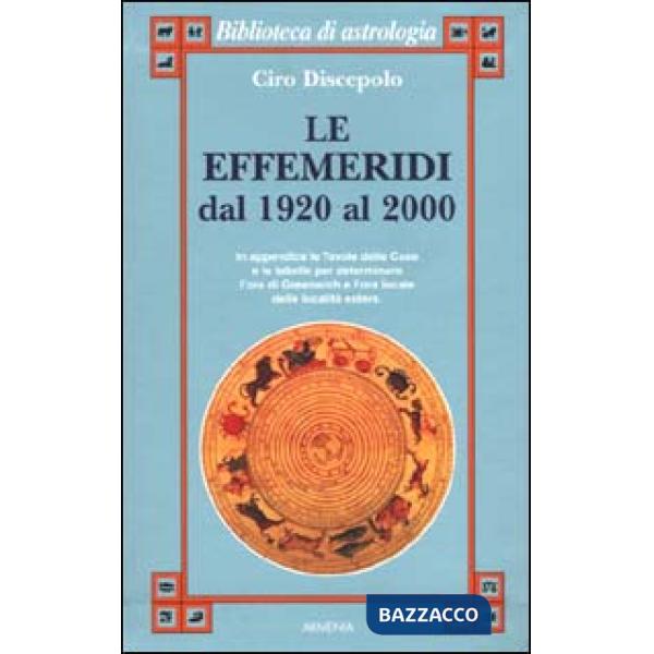 Effemeridi dal 1920 al 2000 (Le)