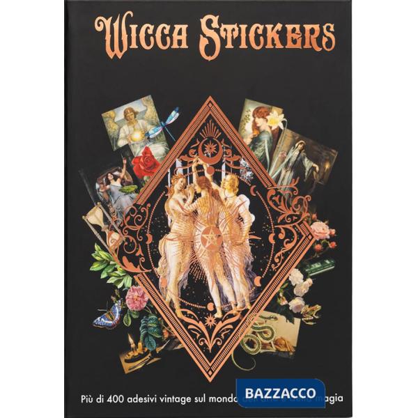 Wicca stickers. Più di 400 adesivi vintage sul mondo dell'arte e della magia. Ediz. a colori