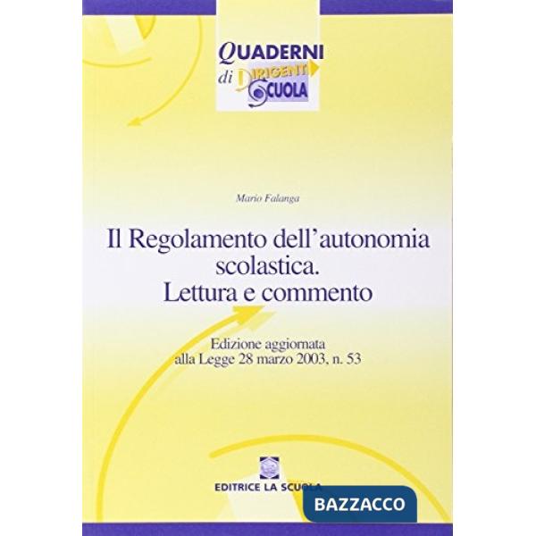 REGOLAMENTO AUTONOMIA SCO