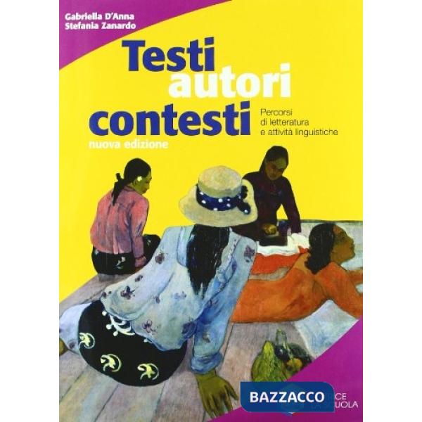 TESTI AUTORI CONTESTI N. E