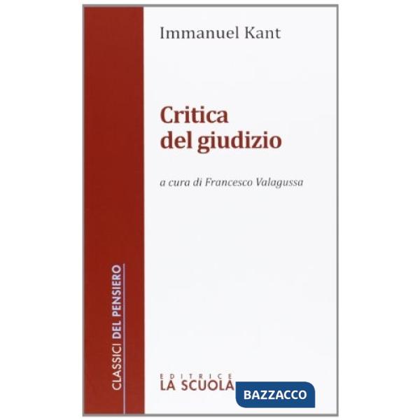 CRITICA DEL GIUDIZIO KANT