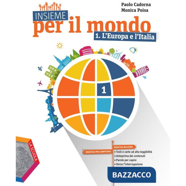 INSIEME MONDO 1 + ATLANTE + REGIONI D'ITALIA