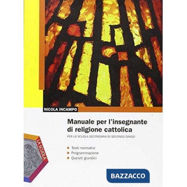 MANUALE PER L'INSEGNANTE DI RELIGIONE CATTOLICA