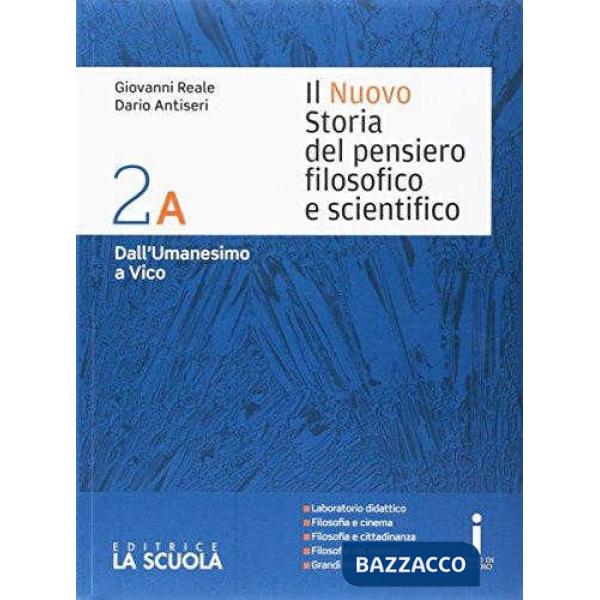 NUOVO STORIA PENSIERO FILOSOFICO SCIENTIFICO 2A
