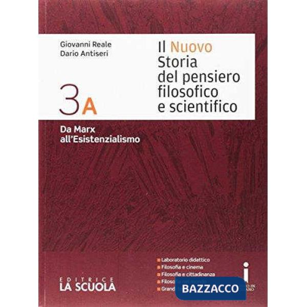 NUOVO STORIA PENSIERO FILOSOFICO SCIENTIFICO 3A