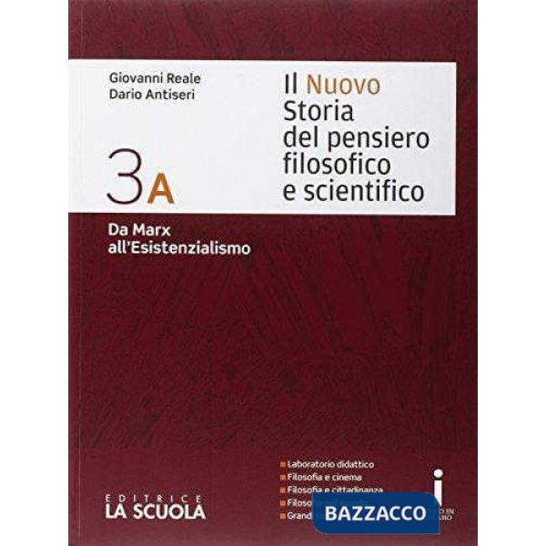 NUOVO STORIA PENSIERO FILOSOFICO SCIENTIFICO 3A