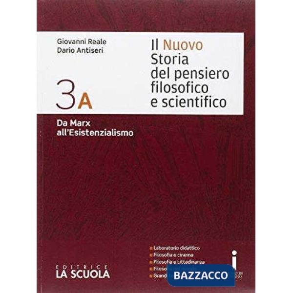 NUOVO STORIA PENSIERO FILOSOFICO SCIENTIFICO 3A