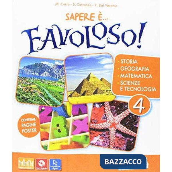SAPERE E' FAVOLOSO 4 VOLUME UNICO KIT