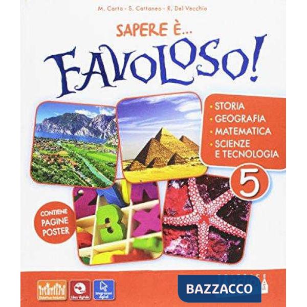 SAPERE E' FAVOLOSO 5 VOLUME UNICO KIT