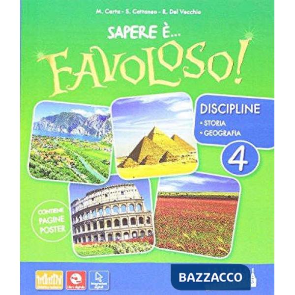 SAPERE E FAVOLOSO 4 STO-GEO + MATE-SCIENZE KIT