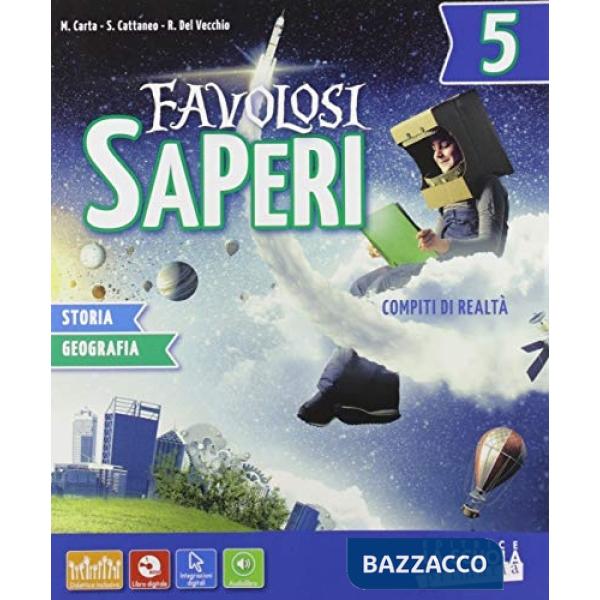 FAVOLOSI SAPERI STORIA-GEOGRAFIA 5 + DVD