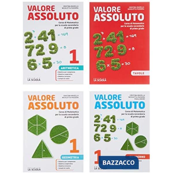 VALORE ASSOLUTO ARI 1 + TAVOLE + QUAD 1 + GEO 1 ED. AL.