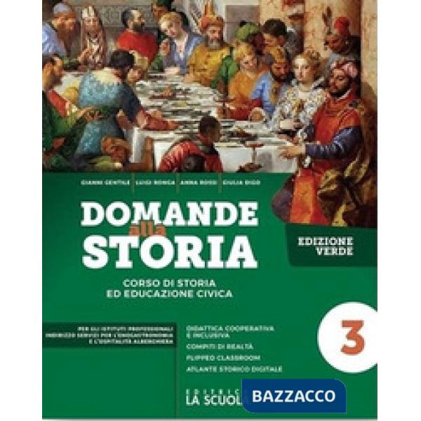 DOMANDE ALLA STORIA TR. VOL 3 KIT ALBERGHIERO VERDE ED. AL.