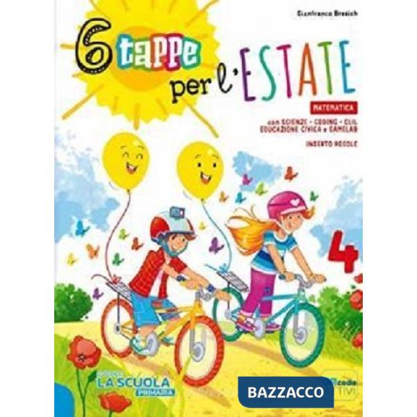 6 TAPPE PER L ESTATE - MATEMATICA 4 + QUAD. LABORATORI 4 KIT