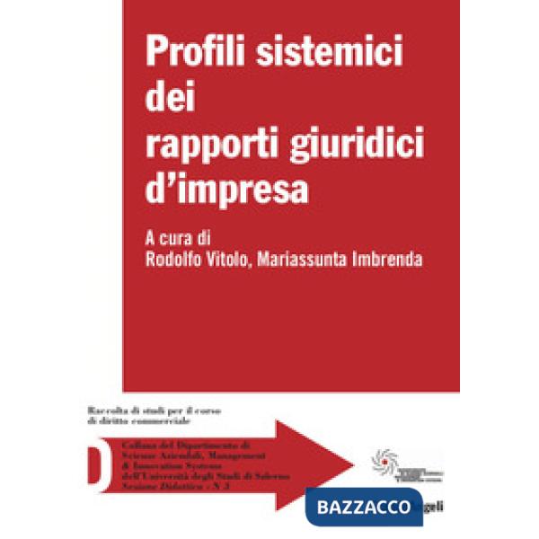 Profili sistemici dei rapporti giuridici d'impresa