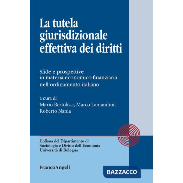 Tutela giurisdizionale effettiva dei diritti. Sfide e prospettive in materia economico-finanziaria nell'ordinamento italiano (La