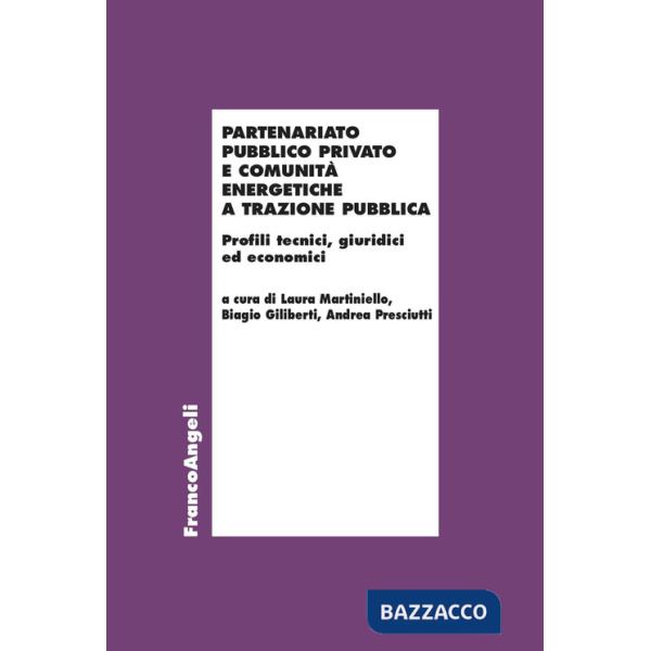 Partenariato Pubblico Privato e Comunità Energetiche a trazione pubblica. Profili tecnici, giuridici ed economici
