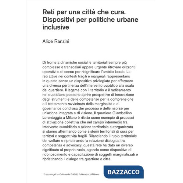 Reti per una città che cura. Dispositivi per politiche urbane inclusive