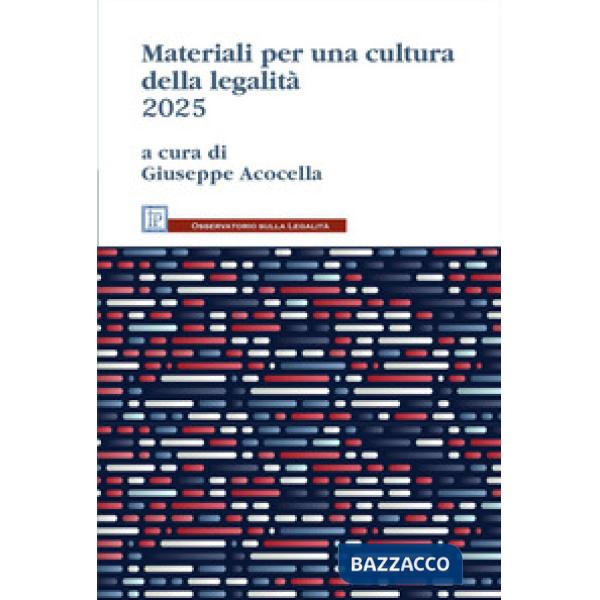 Materiali per una cultura della legalità 2025