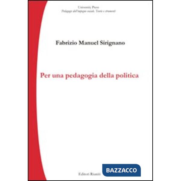 Per una pedagogia della politica