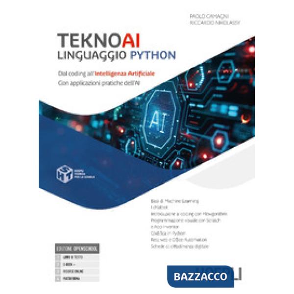 TEKNOAI - LINGUAGGIO PYTHON. DAL CODING ALL'INTELLIGENZA ARTIFICIALE