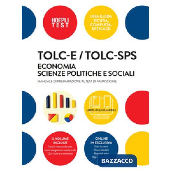 TOLC-E / TOLC-SPS. Economia e Scienze politiche e sociali
