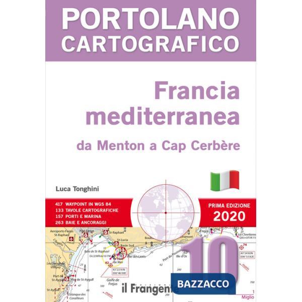 Francia mediterranea da Menton a Cap Cerbèrea. P10 Portolano cartografico