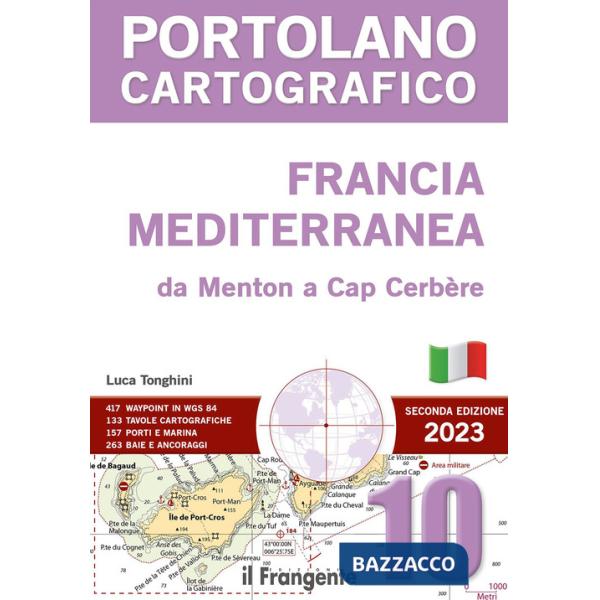 Francia mediterranea da Menton a Cap Cerbèrea. P10 Portolano cartografico