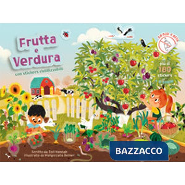 Frutta e verdura. Con adesivi. Ediz. a colori