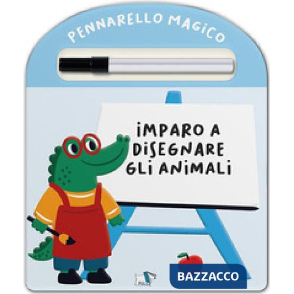 Imparo a disegnare gli animali. Ediz. a colori. Con pennarello magico