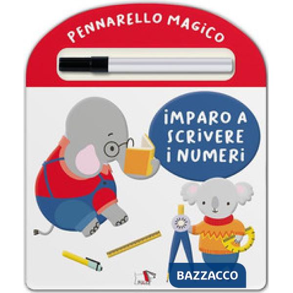 Imparo a scrivere i numeri. Ediz. a colori. Con pennarello cancellabile