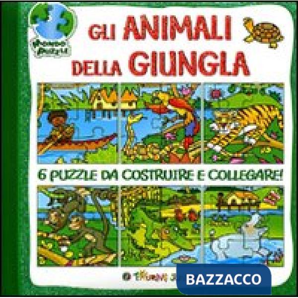 Animali della giungla. Libro puzzle. Ediz. illustrata (Gli)