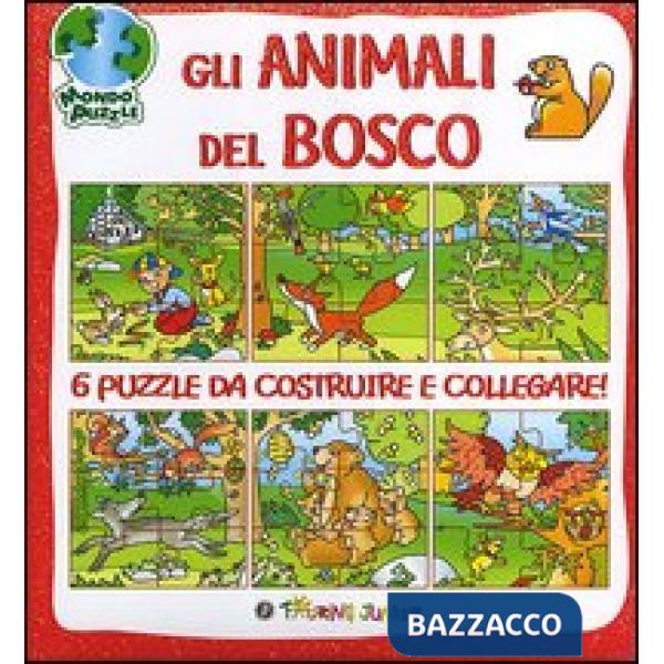 Animali del bosco. Libro puzzle. Ediz. illustrata (Gli)
