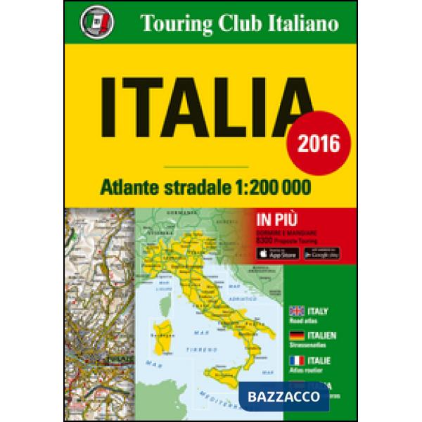 Atlante stradale Italia 1:200.000. Ediz. italiana, inglese, francese, tedesca e spagnola