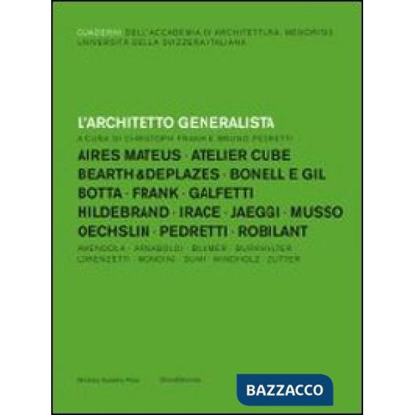 Architetto generalista (L')