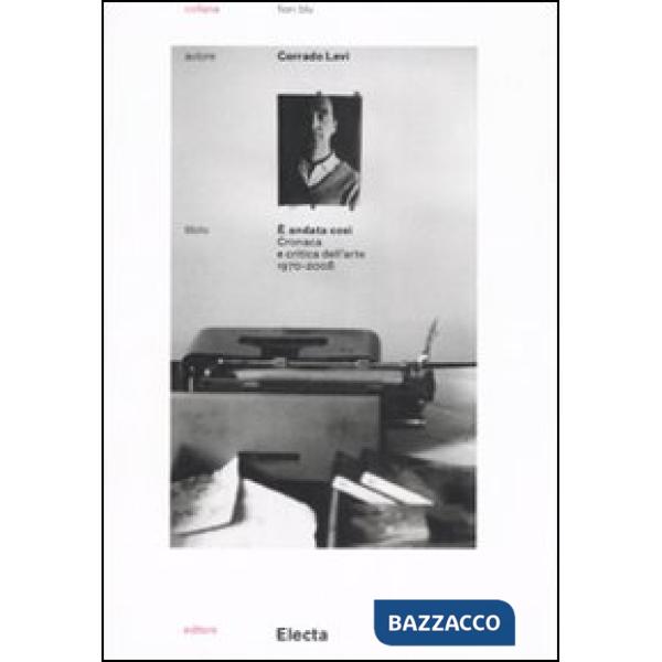 È andata così. Cronaca e critica dell'arte (1970-2008)
