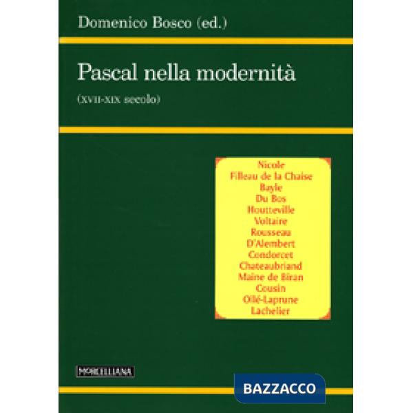 Pascal nella modernità (XVII-XIX secolo)