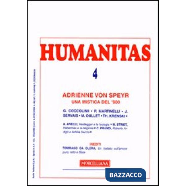 Humanitas (2008). Vol. 4: Adrienne von Speyr