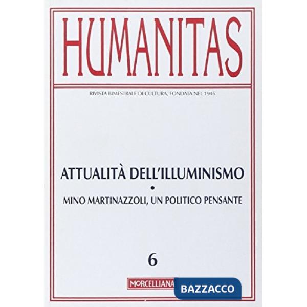 Humanitas (2011). Vol. 6: Sull'Illuminisno