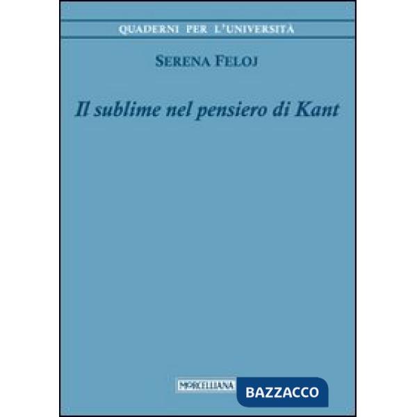 Sublime nel pensiero di Kant (Il)