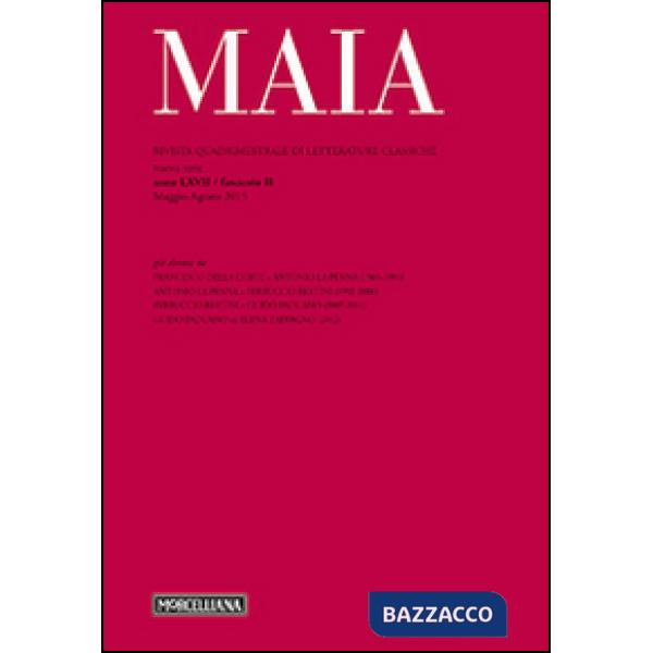 Maia. Rivista di letterature classiche (2015). Vol. 2
