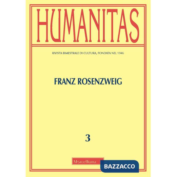 Humanitas (2022). Vol. 3: Franz Rosenzweig