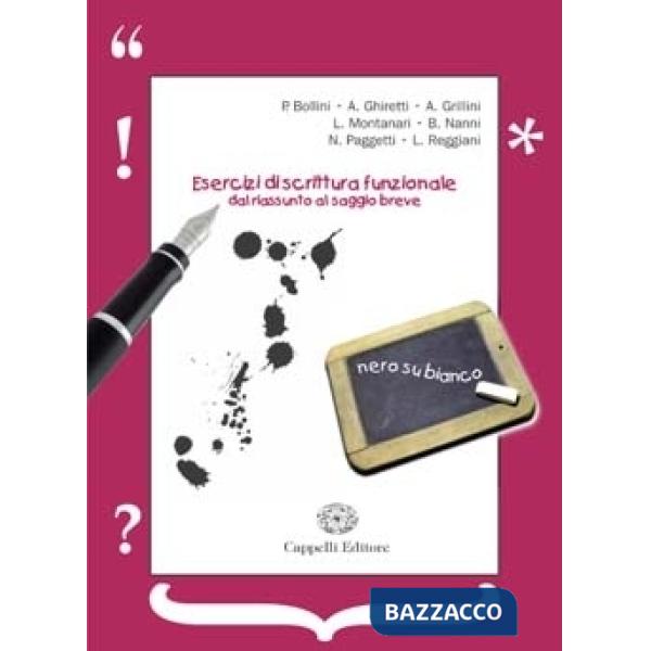 ESERCIZI SCRITTURA FUNZ.