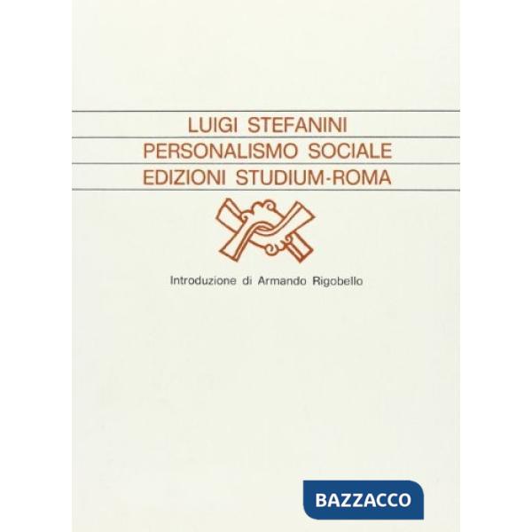 Personalismo sociale