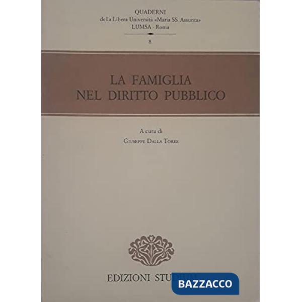Famiglia nel diritto pubblico (La)