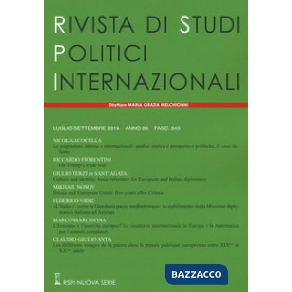 Rivista di studi politici internazionali (2019). Vol. 3