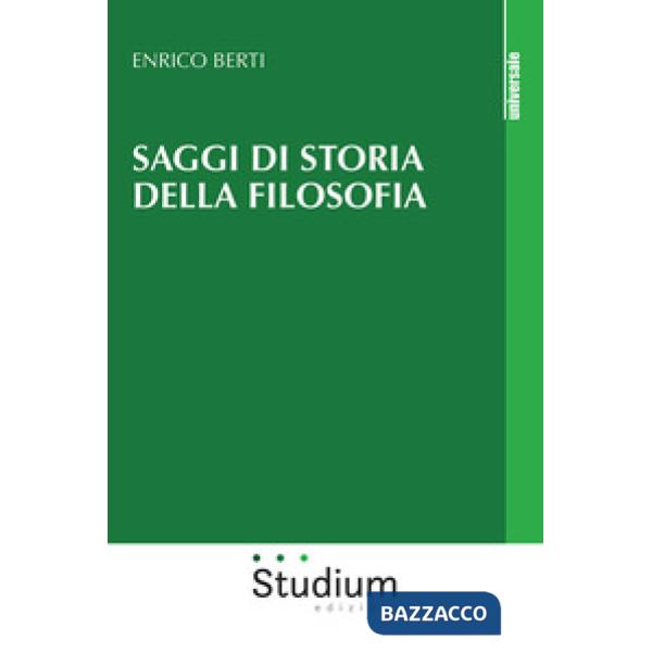 Saggi di storia della filosofia