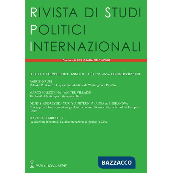 Rivista di studi politici internazionali (2021). Vol. 3