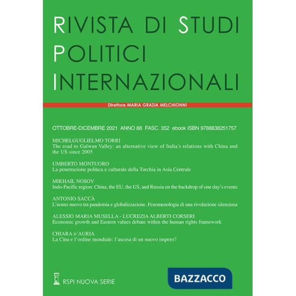 Rivista di studi politici internazionali (2021). Vol. 4