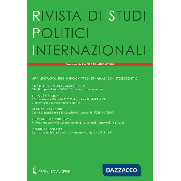 Rivista di studi politici internazionali (2022). Vol. 2